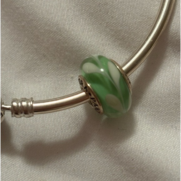 Green Glass Charm - Picture 1 of 2